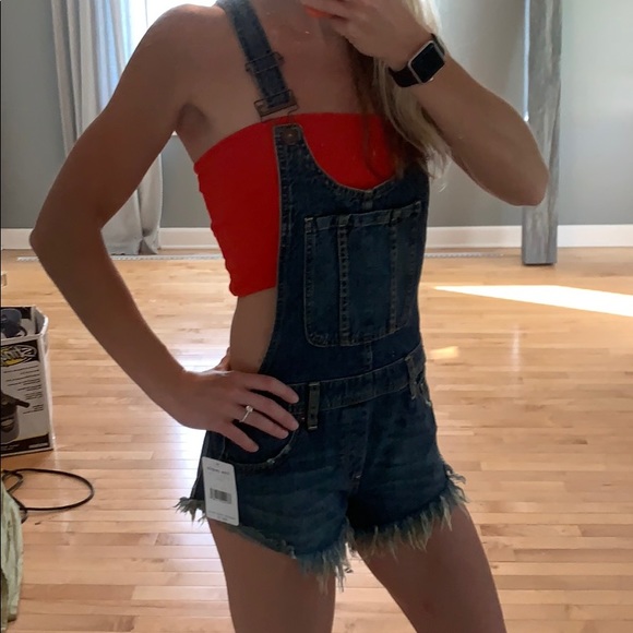 NWT Free People overalls, size 24 - Picture 4 of 5